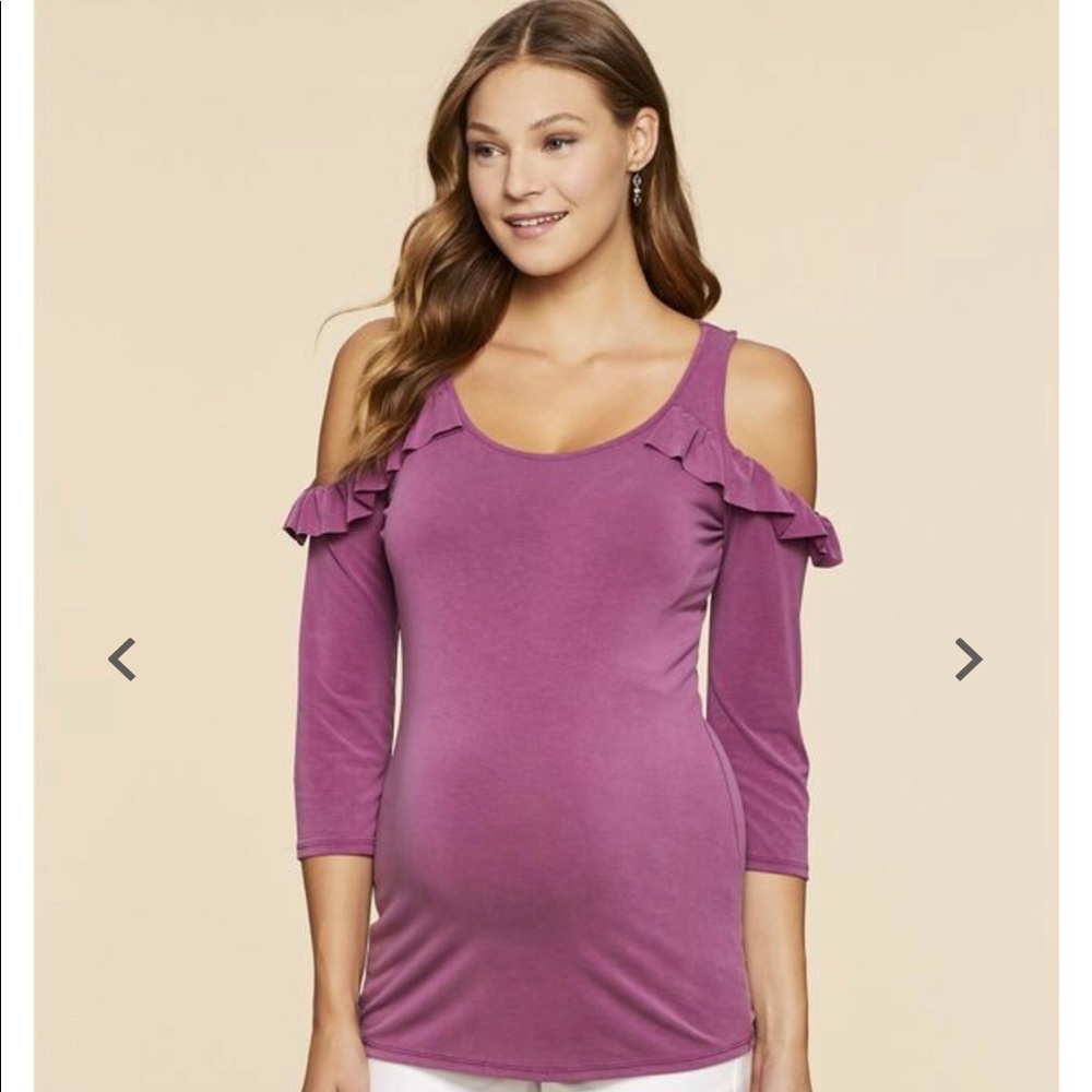 NWT Cold Shoulder Top Maternity Jessica Simpson